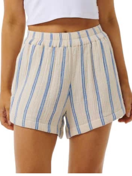 Rip Curl Pants - Rip Curl Womens Stripe Shorts Size Small